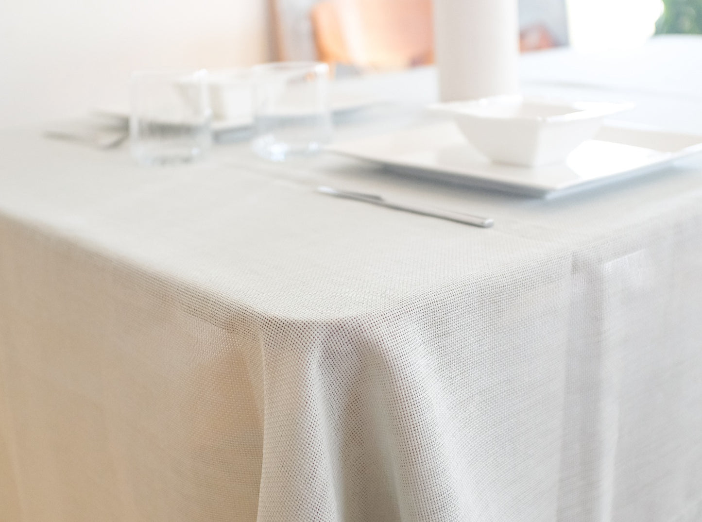 Tablecloth light green