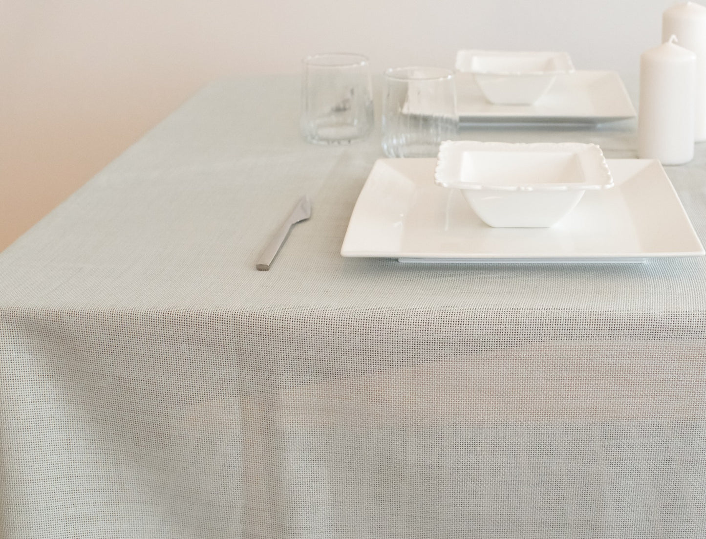 Tablecloth light green