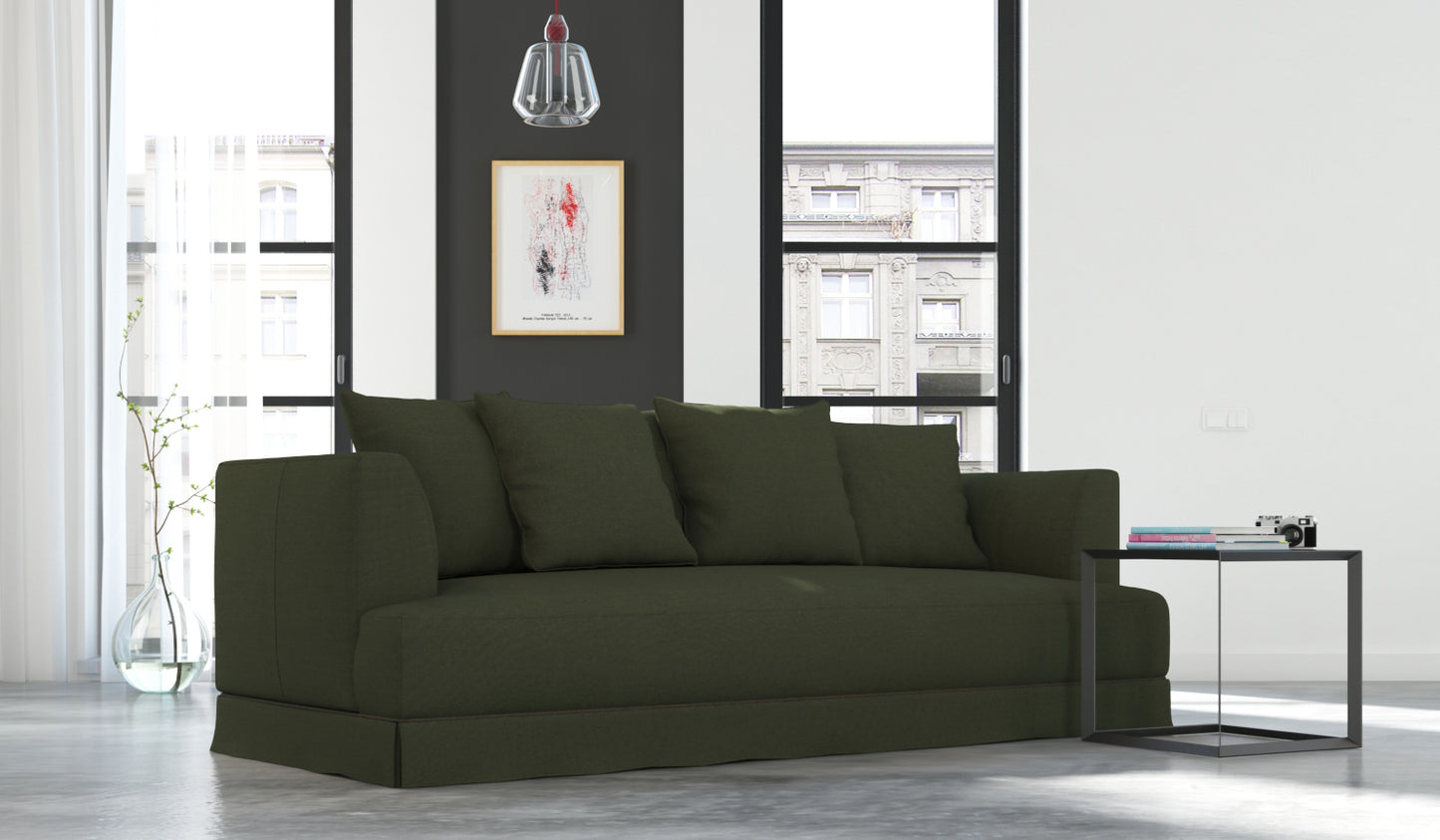 Jasmin Sofa, Green